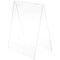 Plymor Clear Acrylic Folded A-Frame Holder for 2 Signs or Photos, 11" H x 8.5" W x 6" D